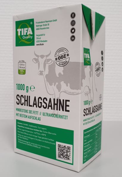 Schlagsahne 30% 1000g