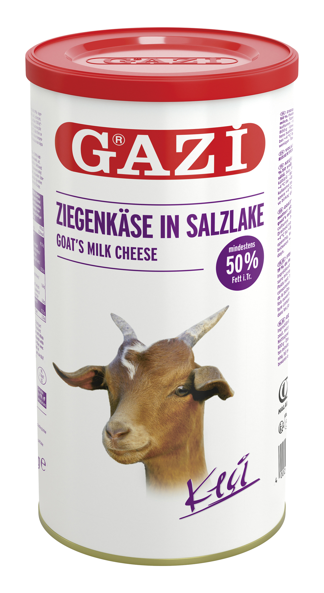 GAZi Ziegenkäse 50% Fett i.Tr. 800g