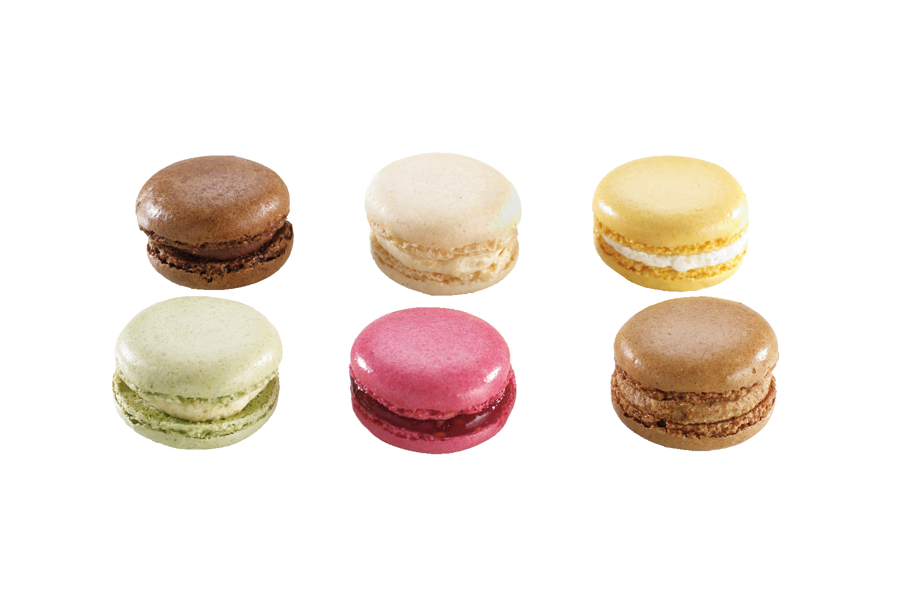 Mini Macarons 6-fach sortiert