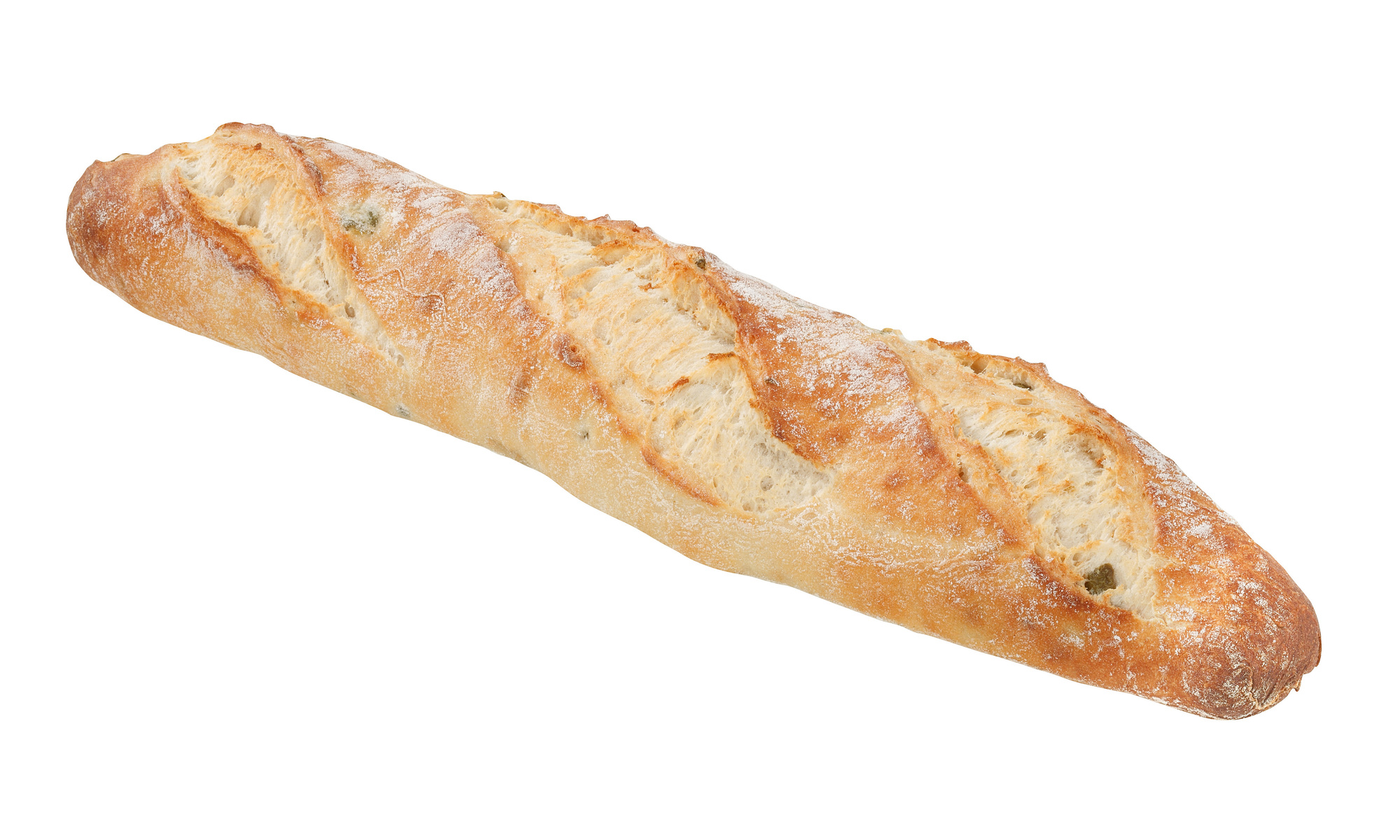 Spitz-Baguette Rusticata mit grünen Oliven 310g