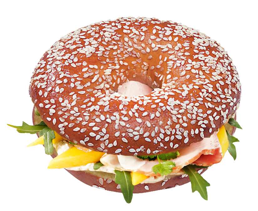 Laugenbagel mit Sesam 85g