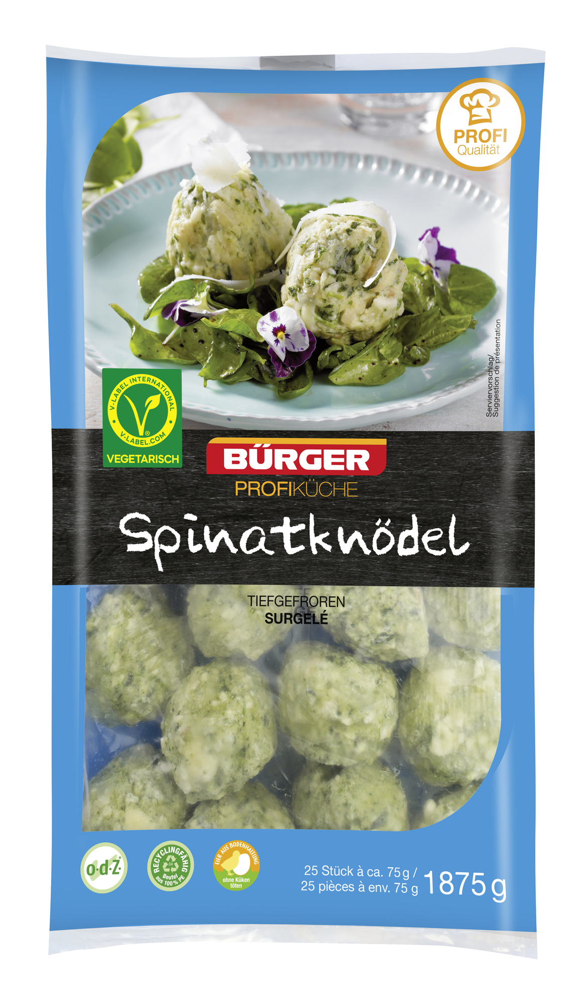 Spinatknödel 75g