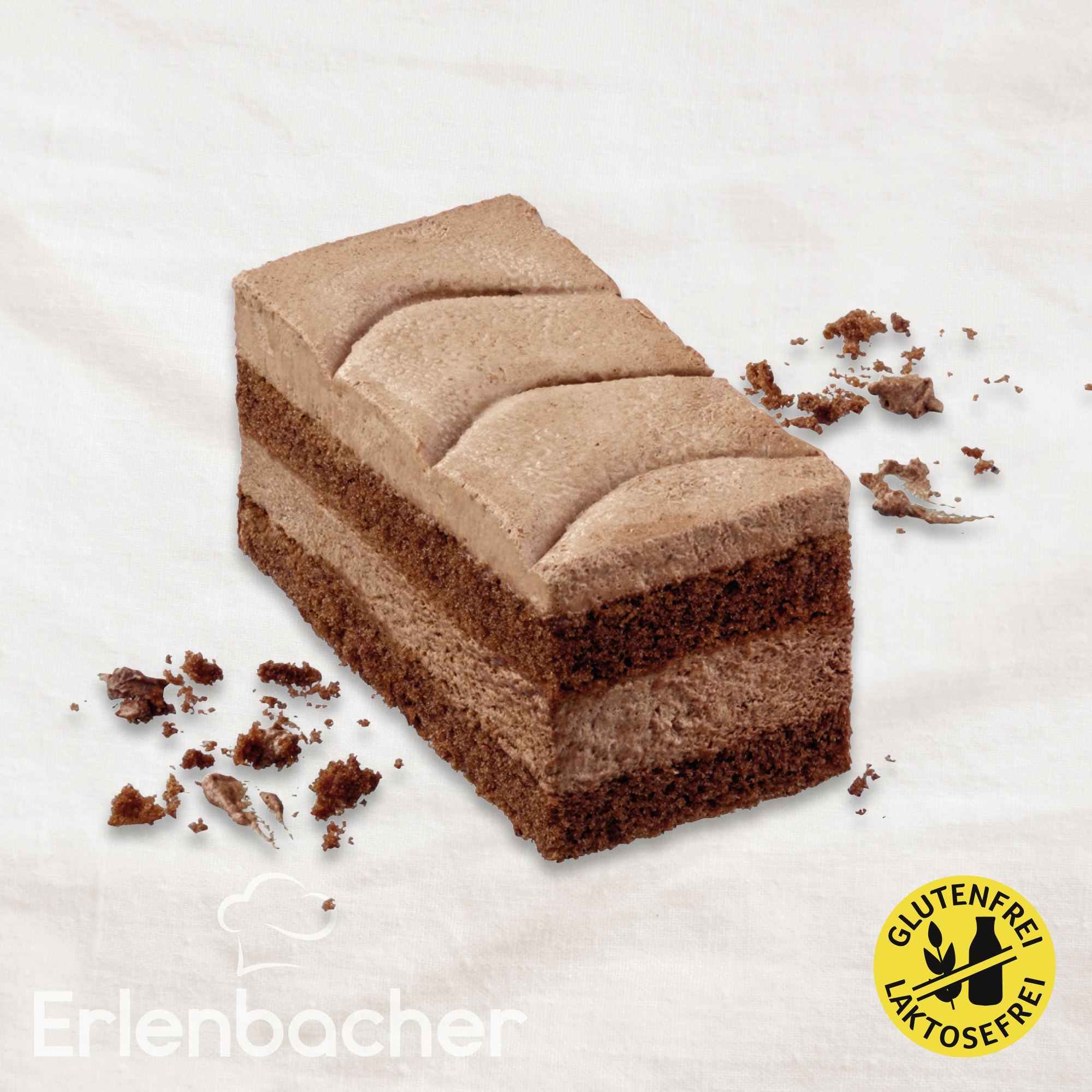 Schoko-Sahne-Schnitte gluten/laktosefrei 1300g