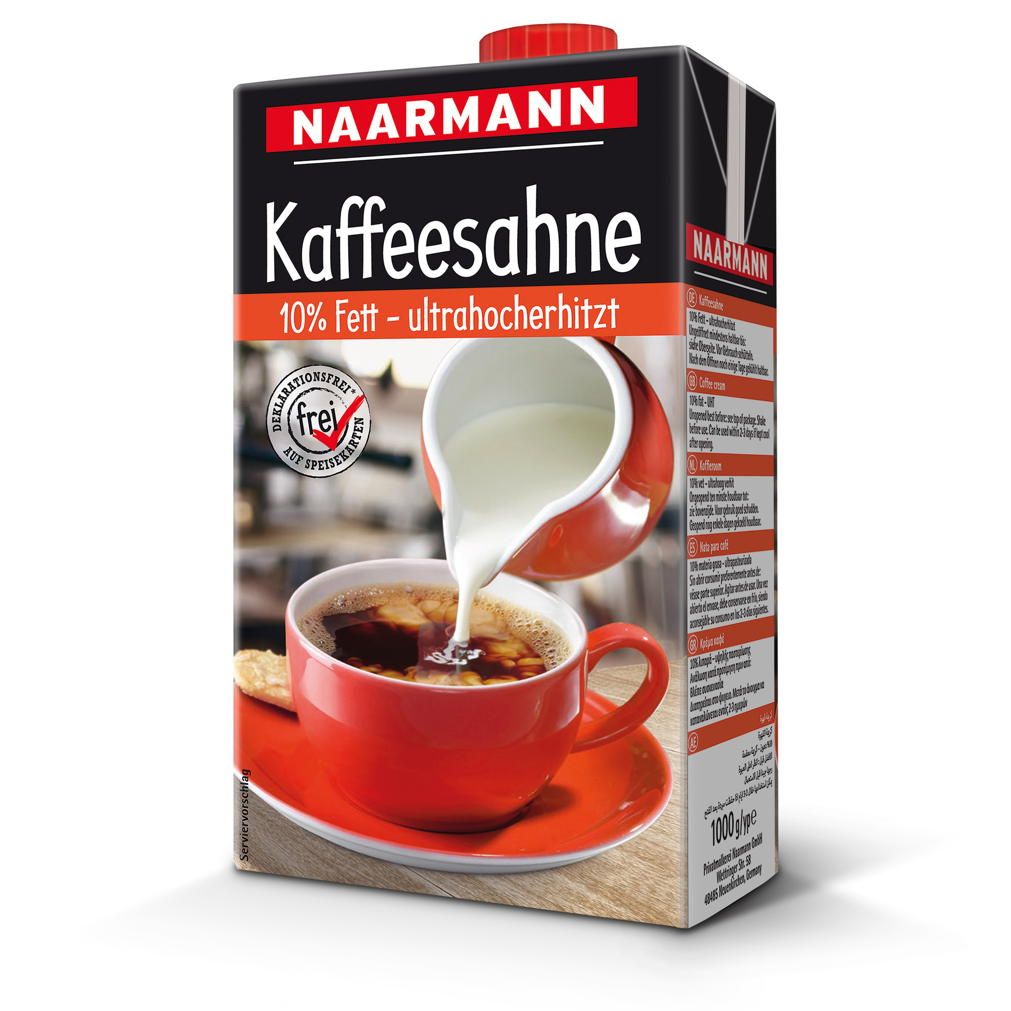 Kaffeesahne 10% Fett 1000g